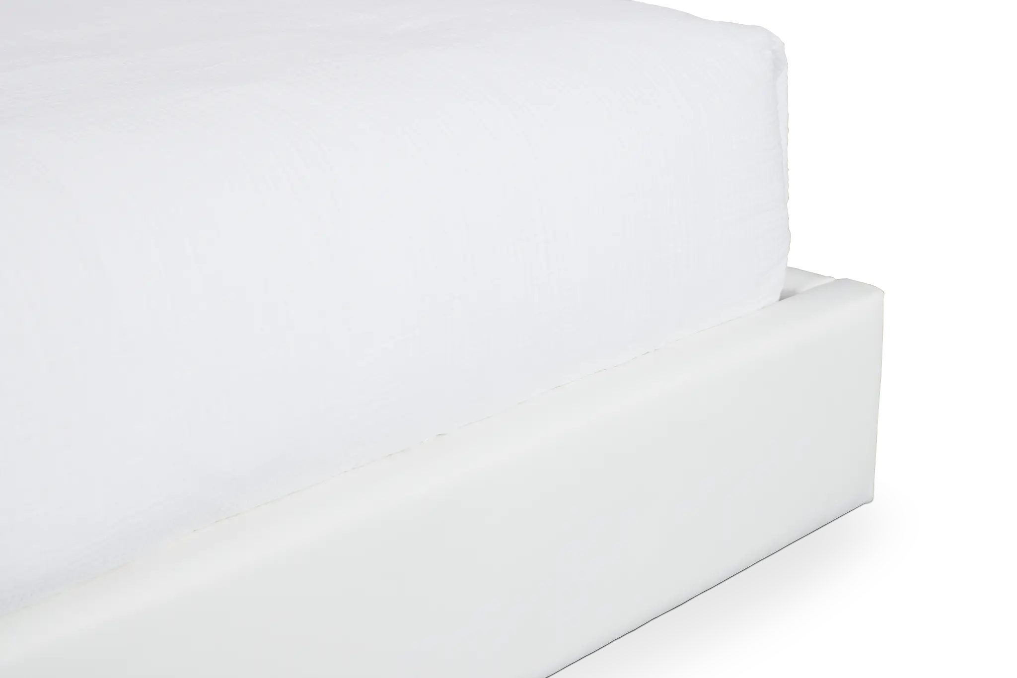Haven White Uph Platform Bed Haven White Uph Platform Bed