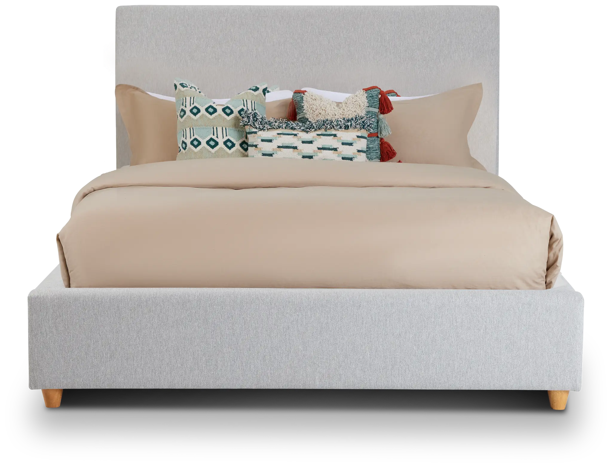 Chelsea Light Gray Uph Platform Bed Chelsea Light Gray Uph Platform Bed