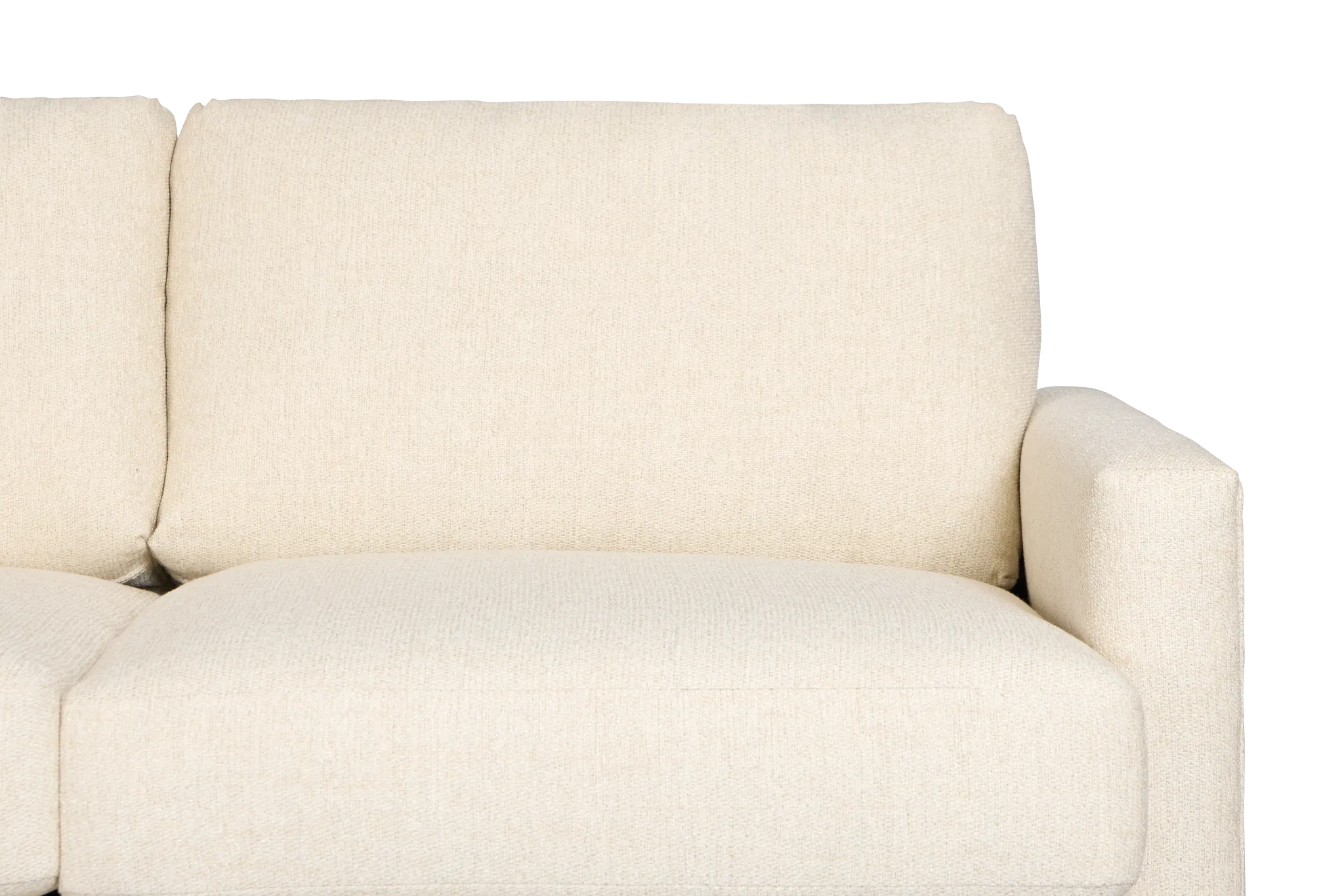 Maxwell Light Beige Fabric Loveseat