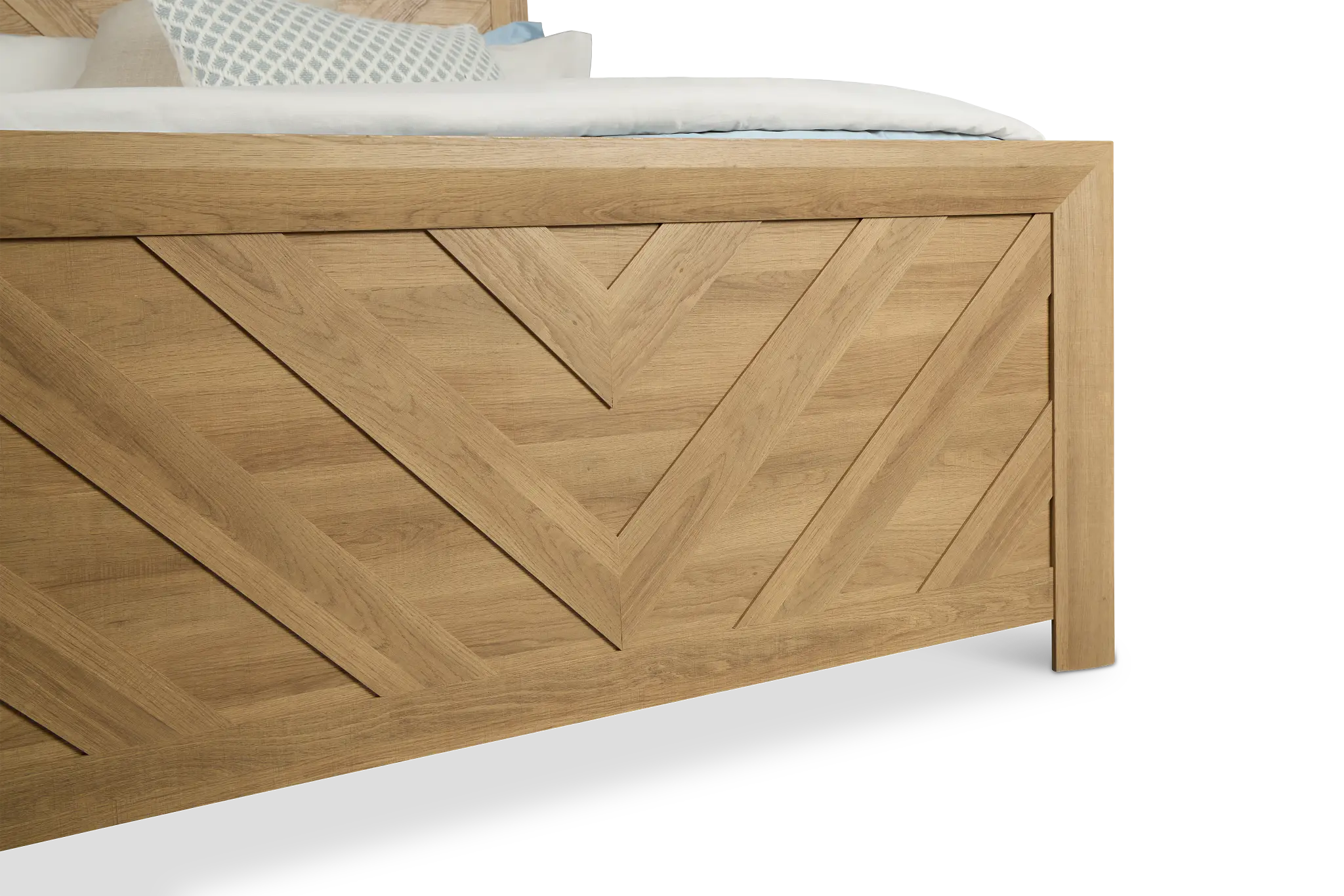 Delray Light Tone Panel Bed Delray Light Tone Panel Bed