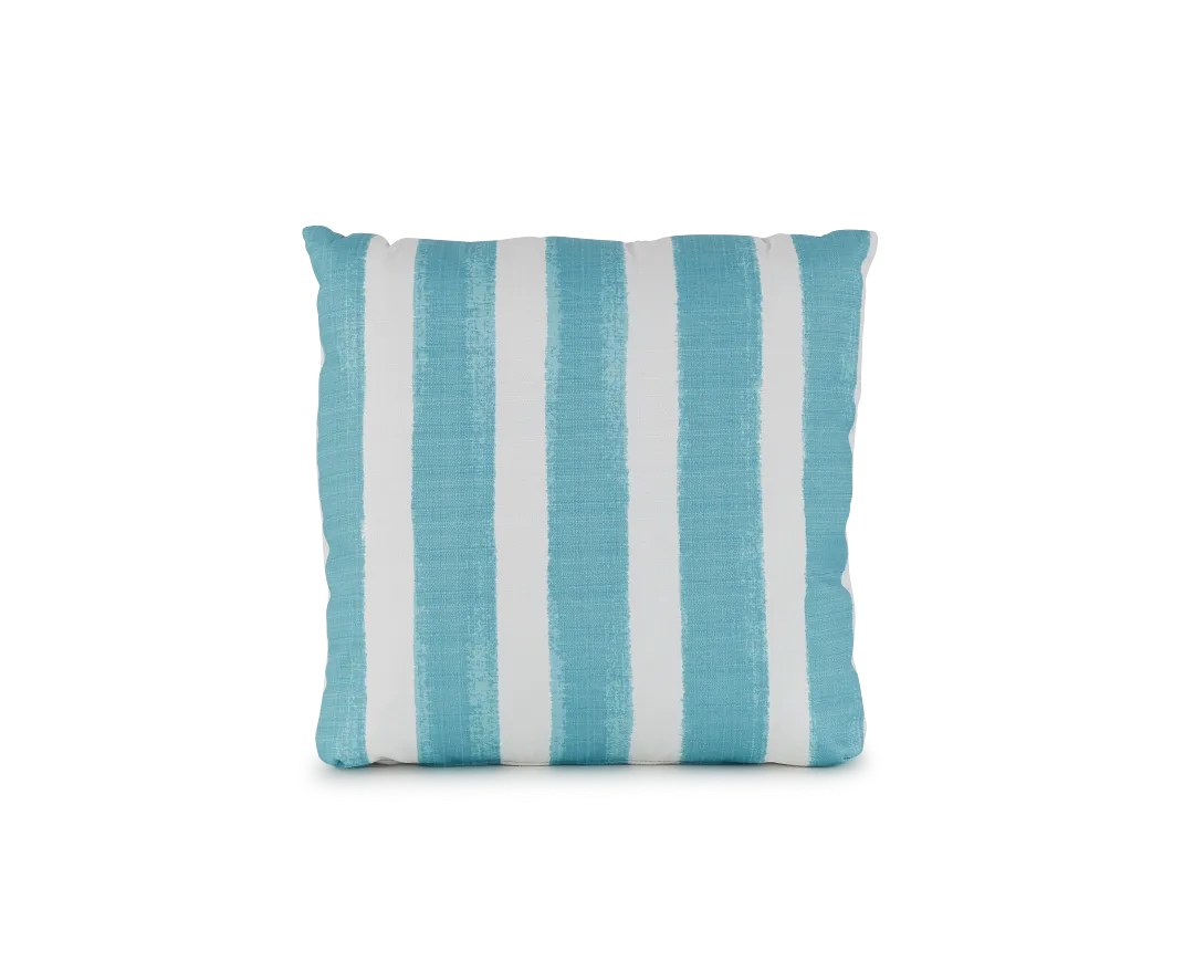 Nico Teal 20" Indoor/outdoor Square Accent Pillow