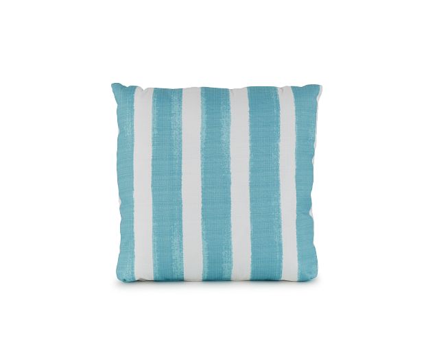 Nico Teal 20" Indoor/outdoor Square Accent Pillow