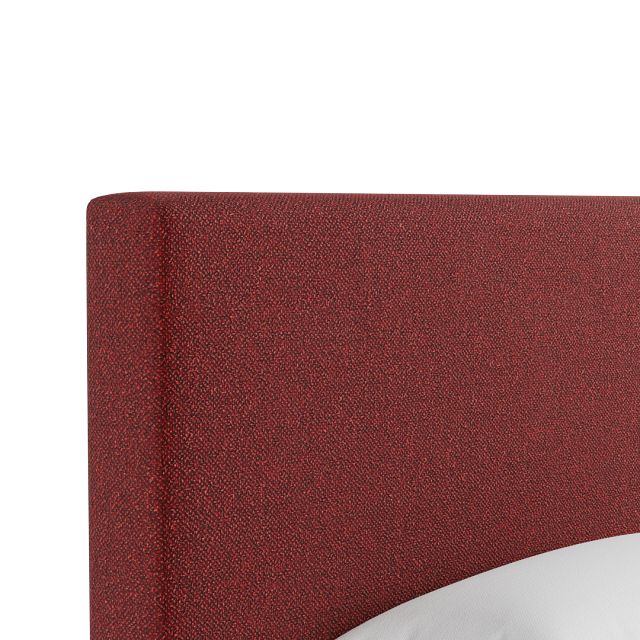 Grayton Elite Red 54" Upholstered Platform Bed