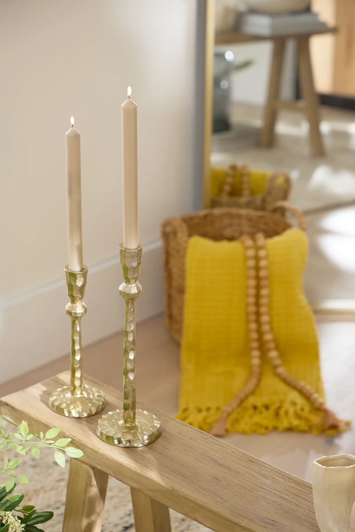 Norb Gold Large Candle Holder Norb Gold Large Candle Holder