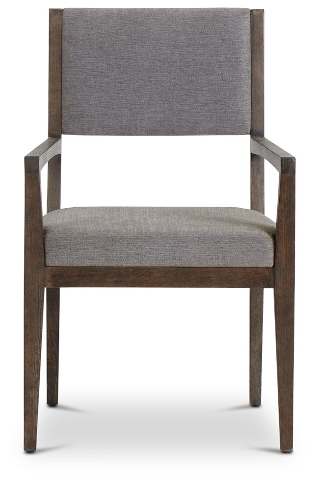 Linea Dark Tone Arm Chair