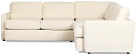 Maxwell Light Beige Fabric Small Two-arm Sectional
