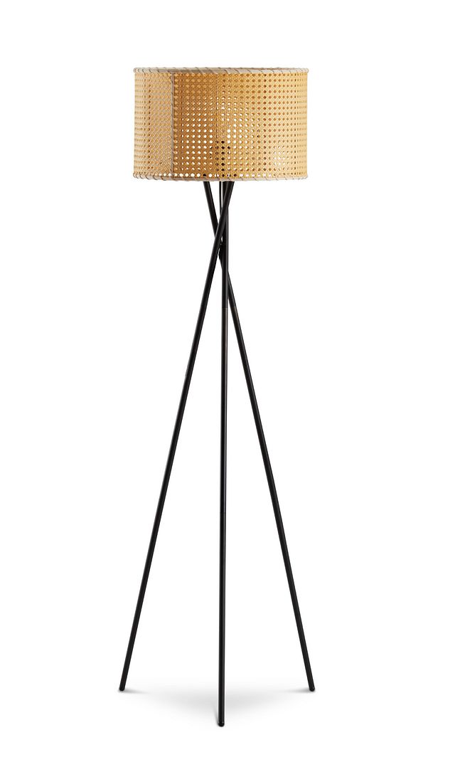 Manila Beige Bamboo Floor Lamp | Home Accents - Lighting | City Furniture