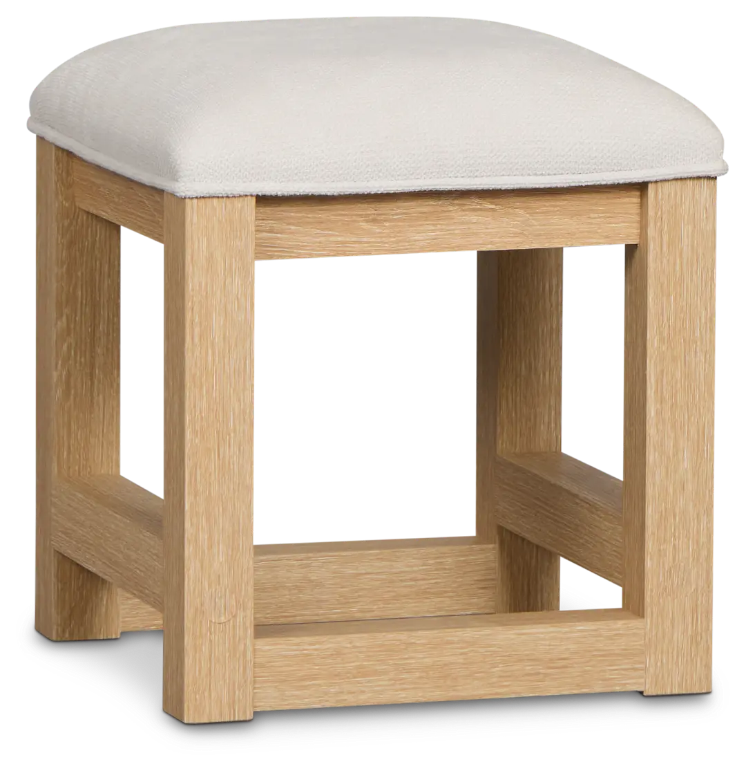 Lyndie Light Tone Uph Vanity Stool Lyndie Light Tone Uph Vanity Stool