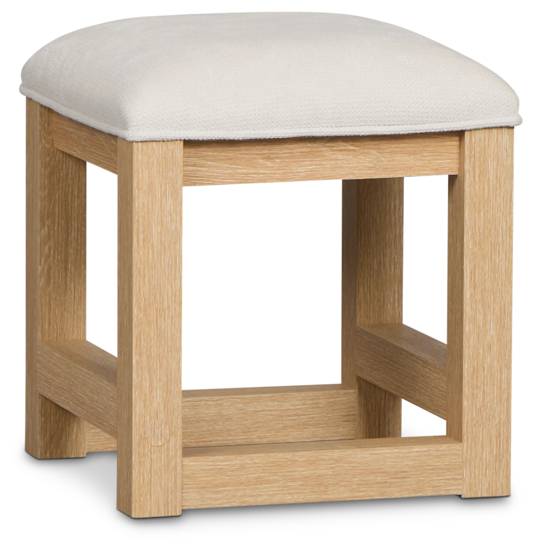 Lyndie Light Tone Uph Vanity Stool