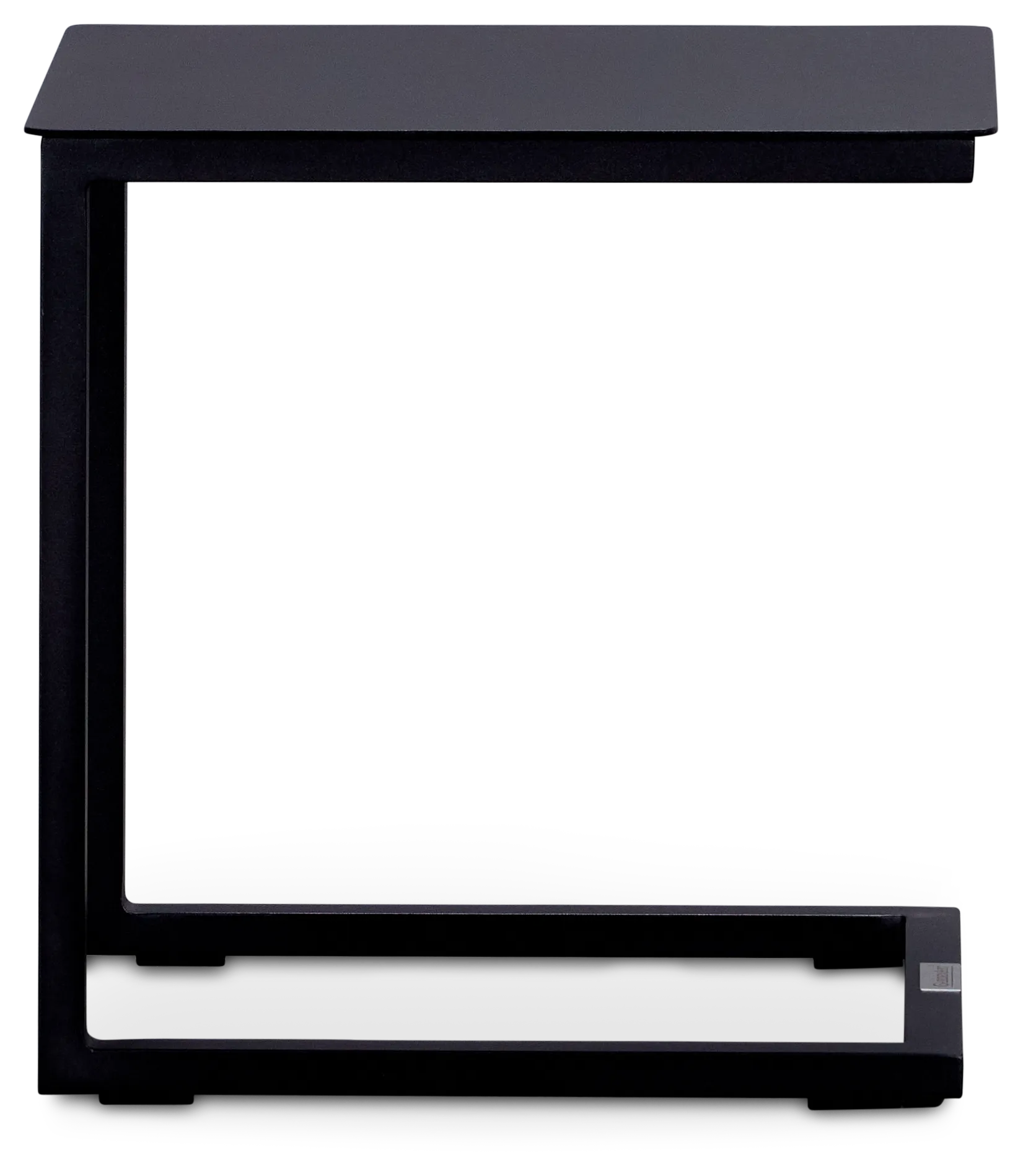 Malaga Black Aluminum C-table