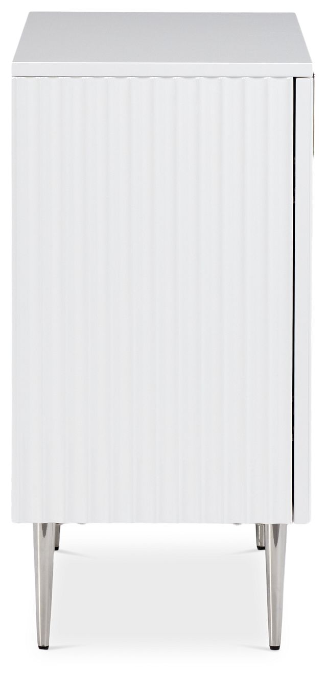 Surge White Two-door Cabinet