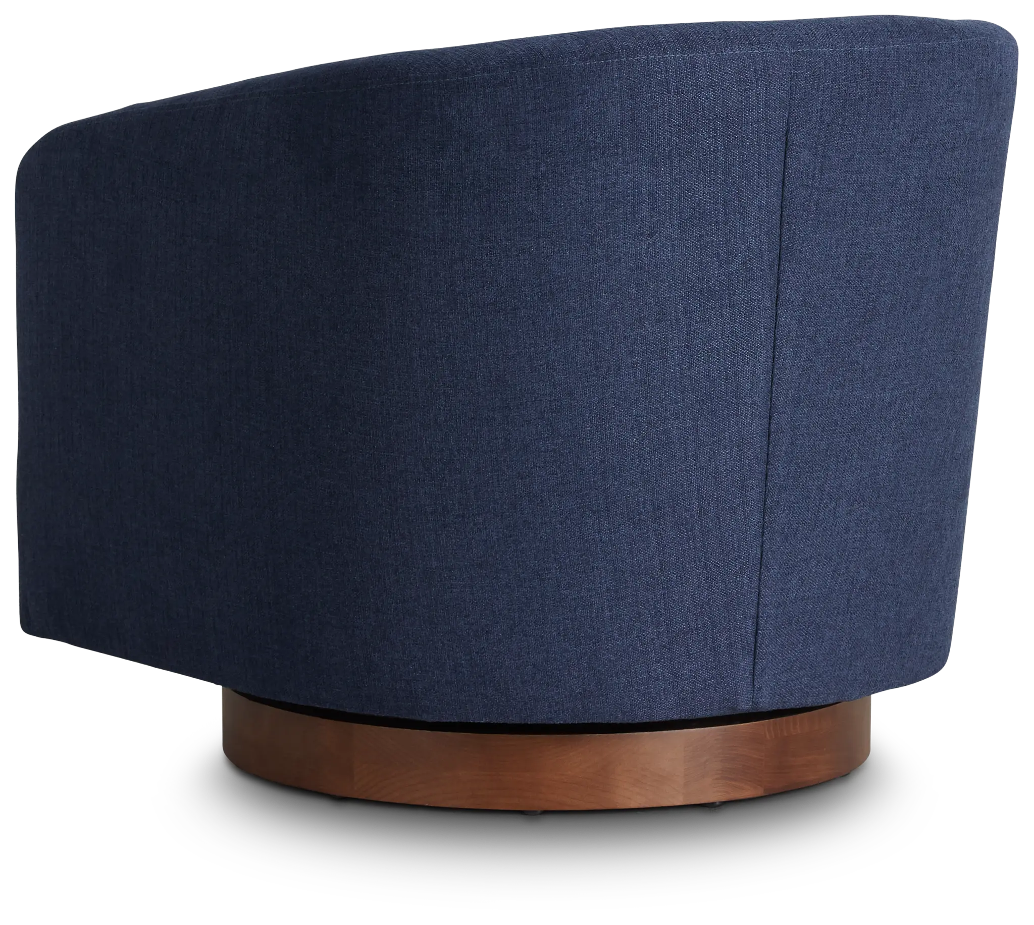 Paloma Dark Blue Micro Swivel Accent Chair Paloma Dark Blue Micro Swivel Accent Chair