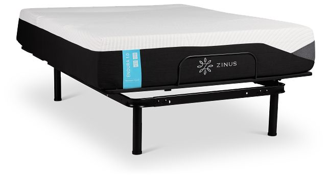 Zinus Endura 1.0 Firm Slat Adjustable Mattress Set