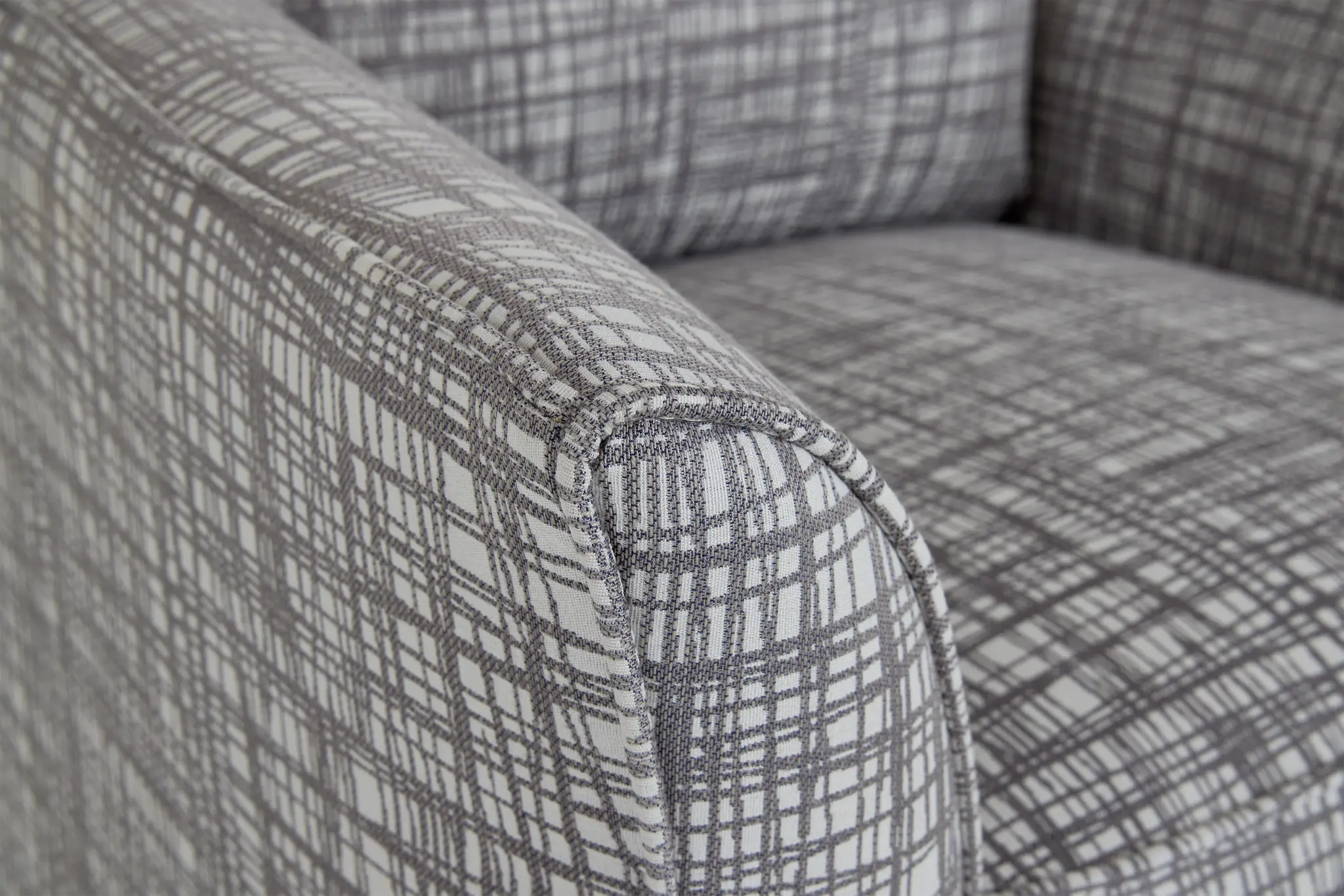 Hugo Gray Fabric Accent Chair Hugo Gray Fabric Accent Chair