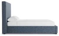 Grayton Maguire Blue 54" Upholstered Platform Bed