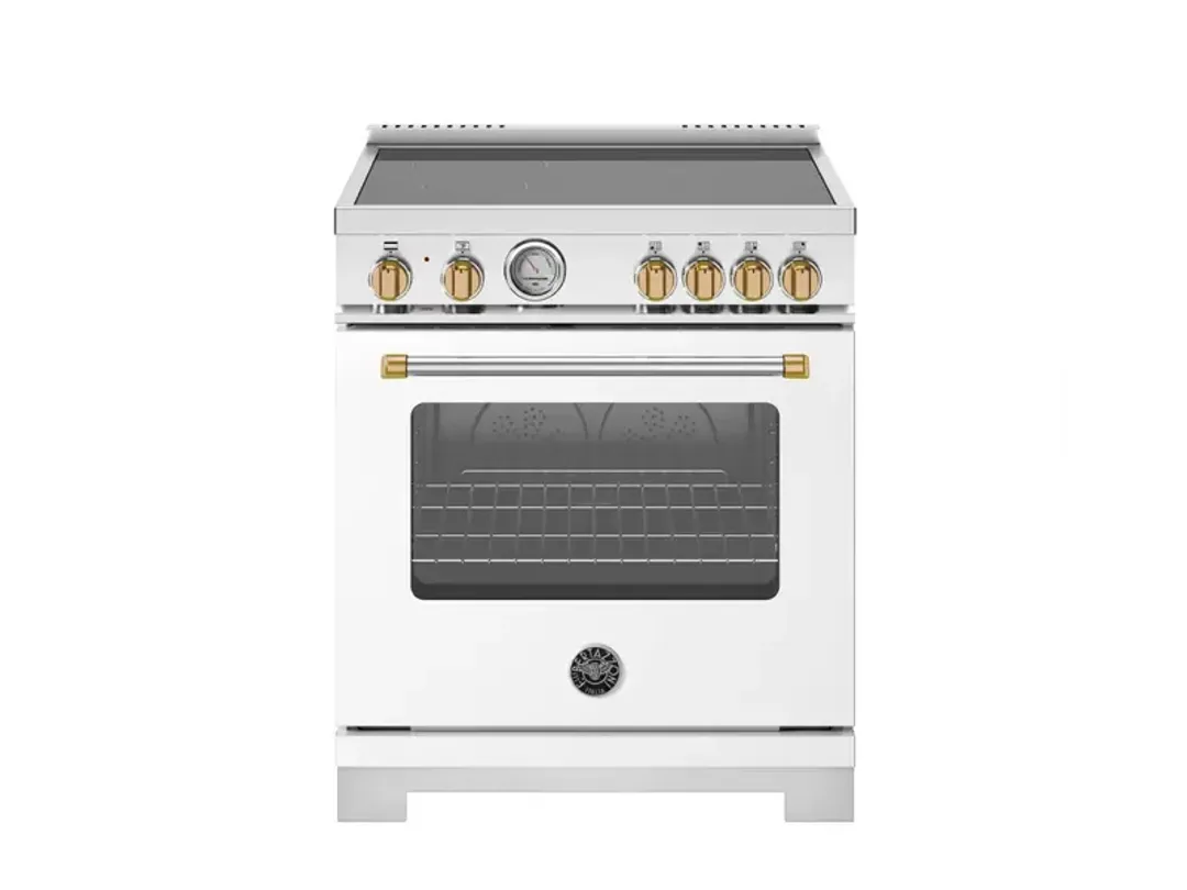 Bertazzoni Master Series White 30" Induction Range
