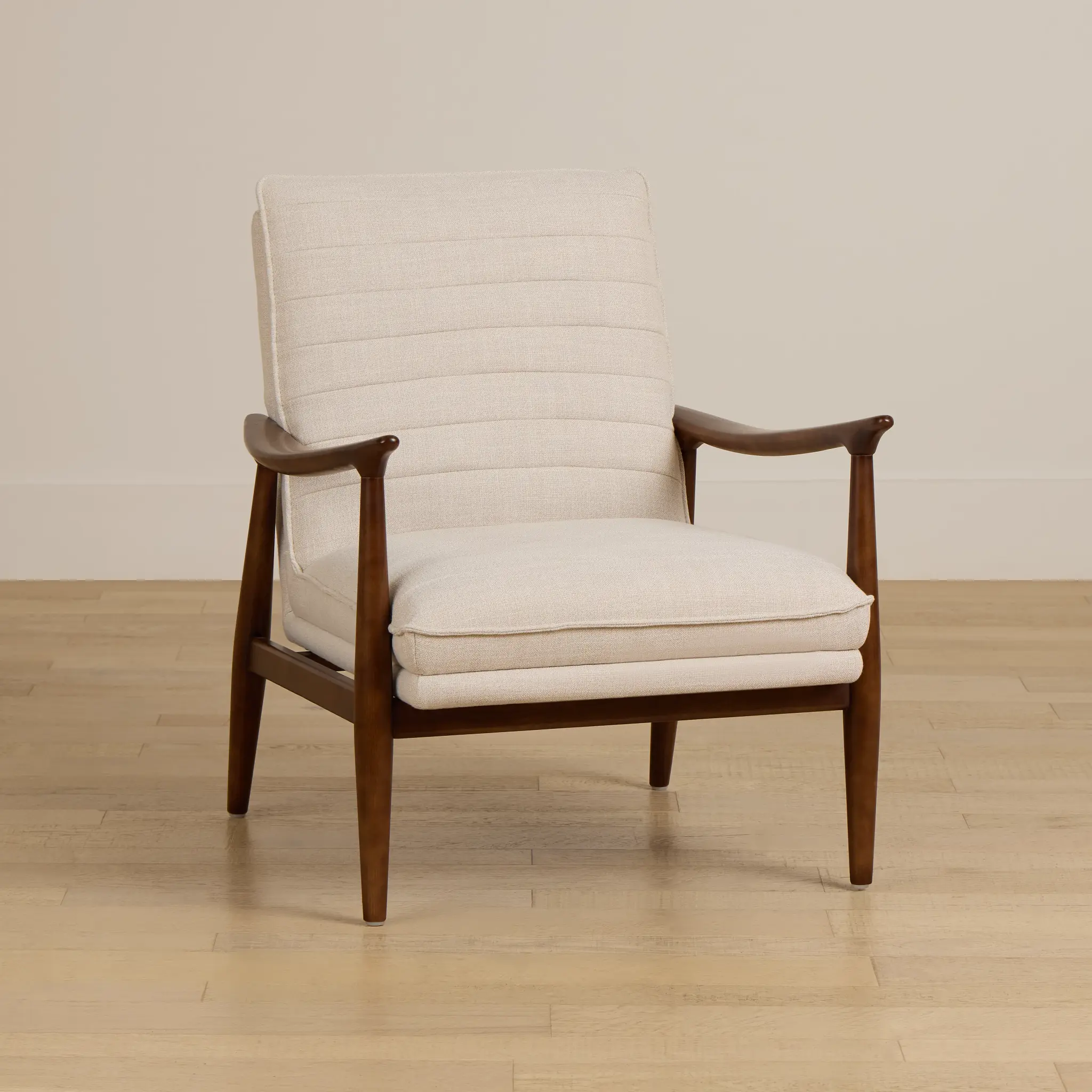 Leith Light Beige Fabric Accent Chair Leith Light Beige Fabric Accent Chair