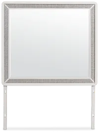 Milan White Youth Mirror