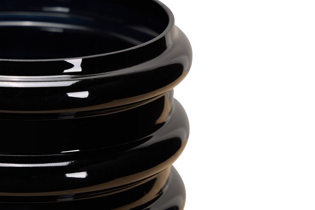 Aysu Black Medium Vase