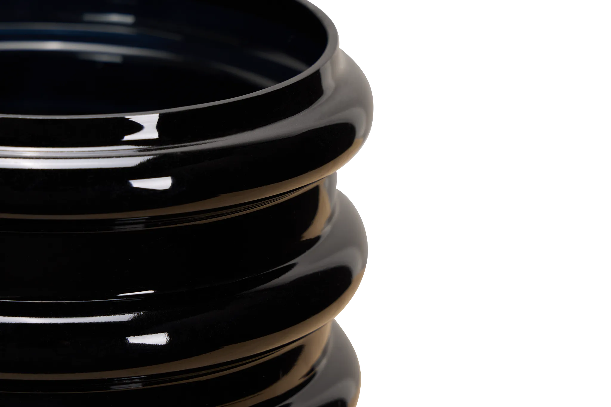 Aysu Black Medium Vase