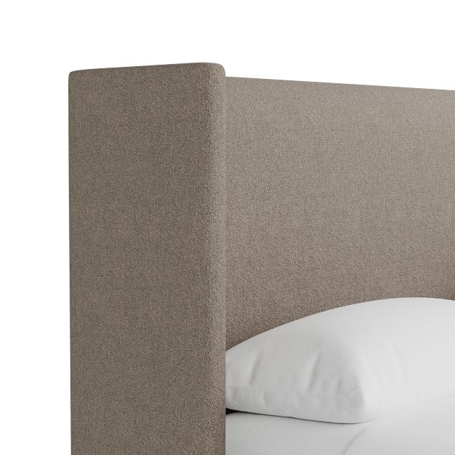 Captiva Elite Brown 48" Upholstered Shelter Bed
