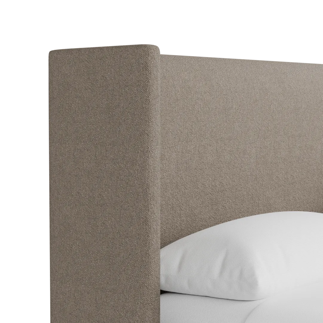 Captiva Elite Brown 48" Upholstered Shelter Bed