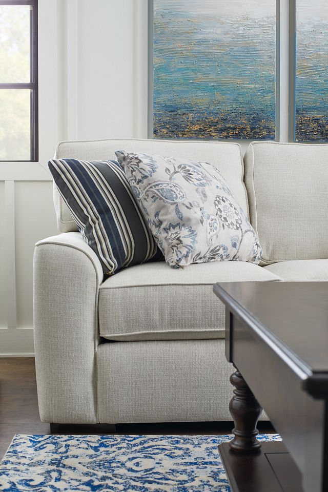 Austin White Fabric Sofa (9)
