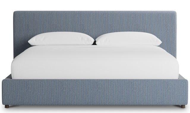 Grayton Lucy Navy 44" Upholstered Platform Bed