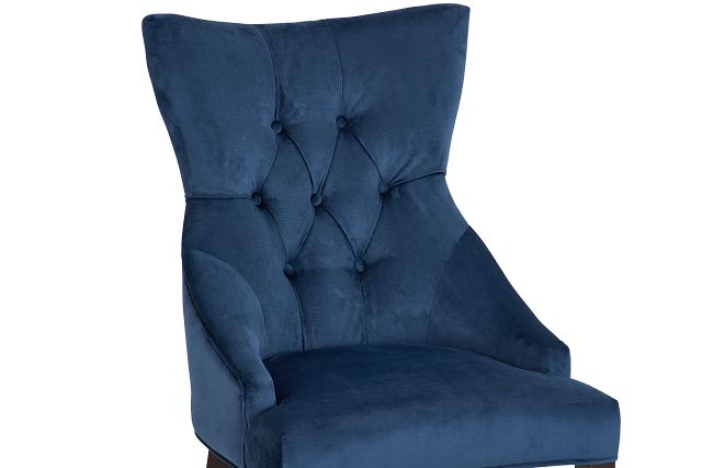 Sloane Dark Blue Upholstered Arm Chair (5)