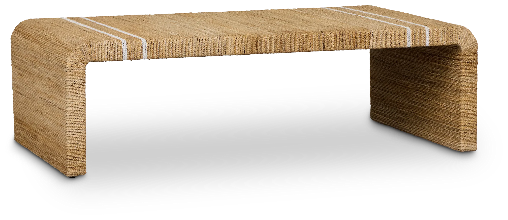 Nantucket Light Tone Woven Coffee Table