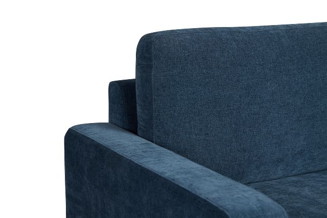 Addie Blue Fabric Swivel Chair