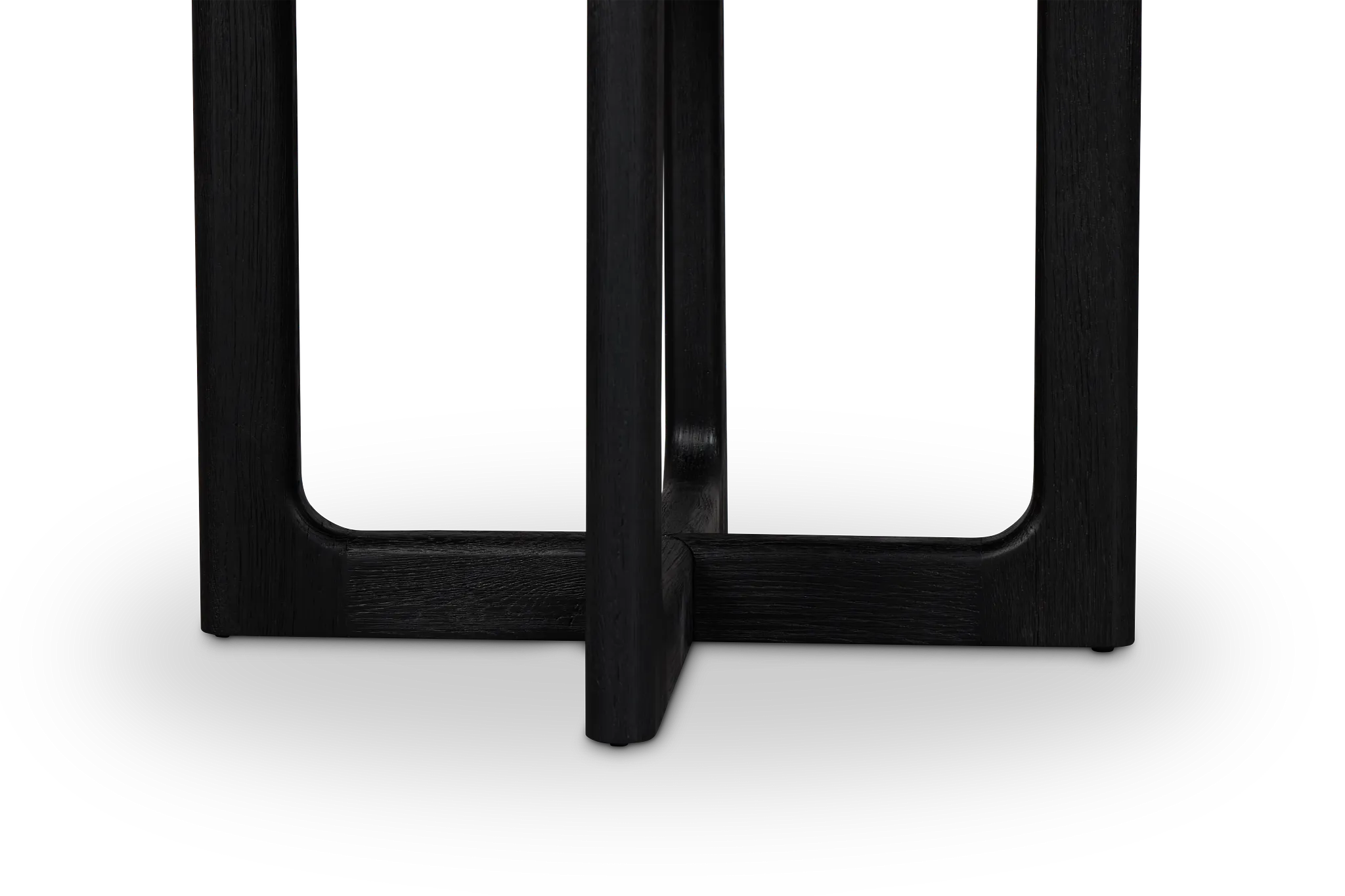 Santorini Black 47" Round Table