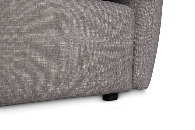 Serena Gray Fabric 3-piece Modular Sofa