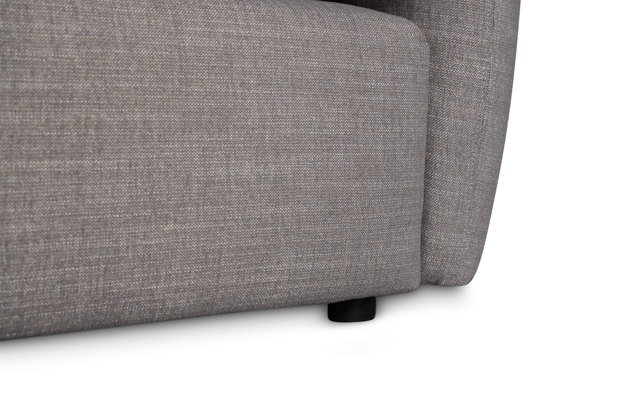 Serena Gray Fabric 3-piece Modular Sofa