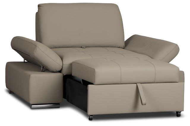 Eden Gray Micro Chair Pull-up Sleeper