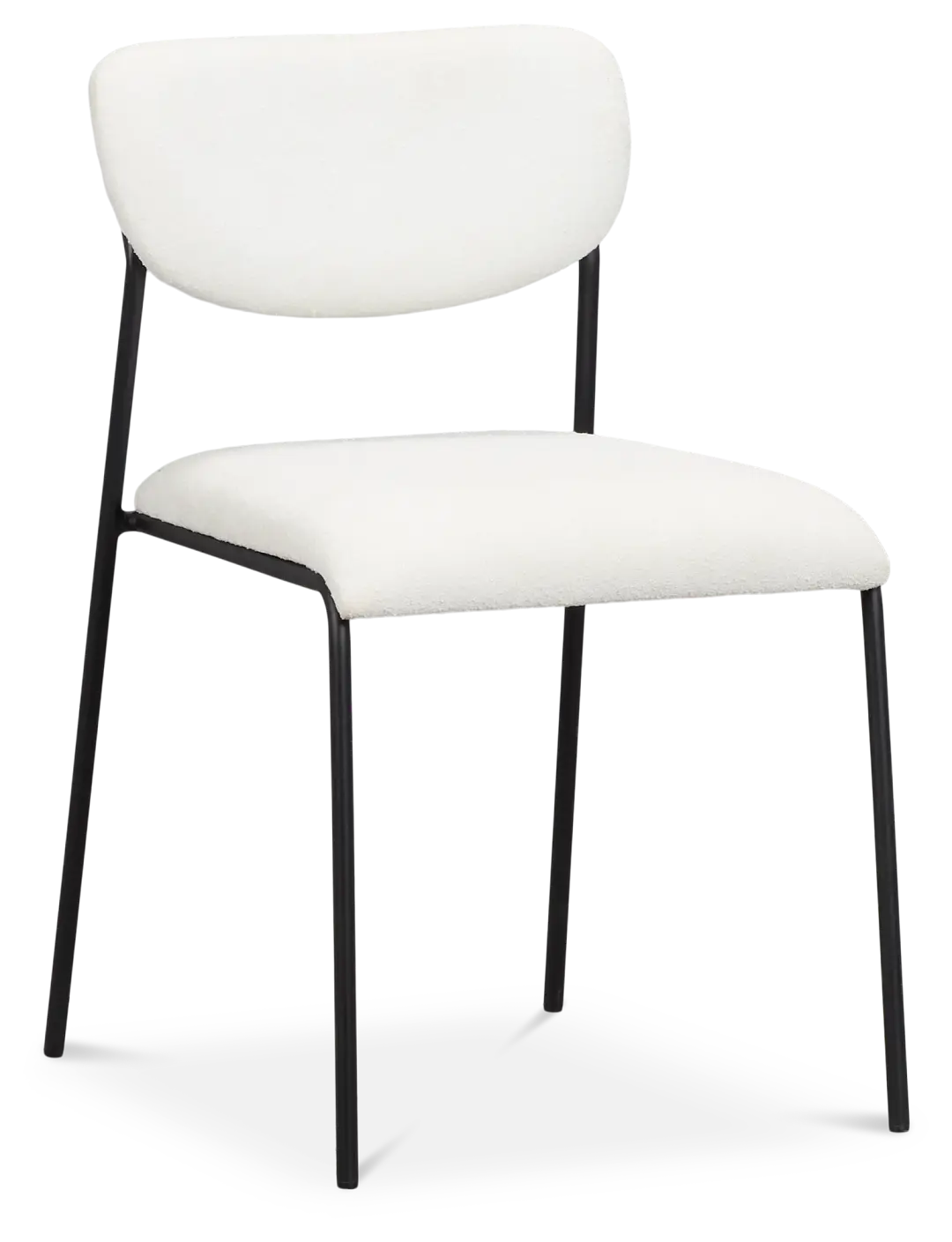 Lynden White Metal Upholstered Side Chair Lynden White Metal Upholstered Side Chair