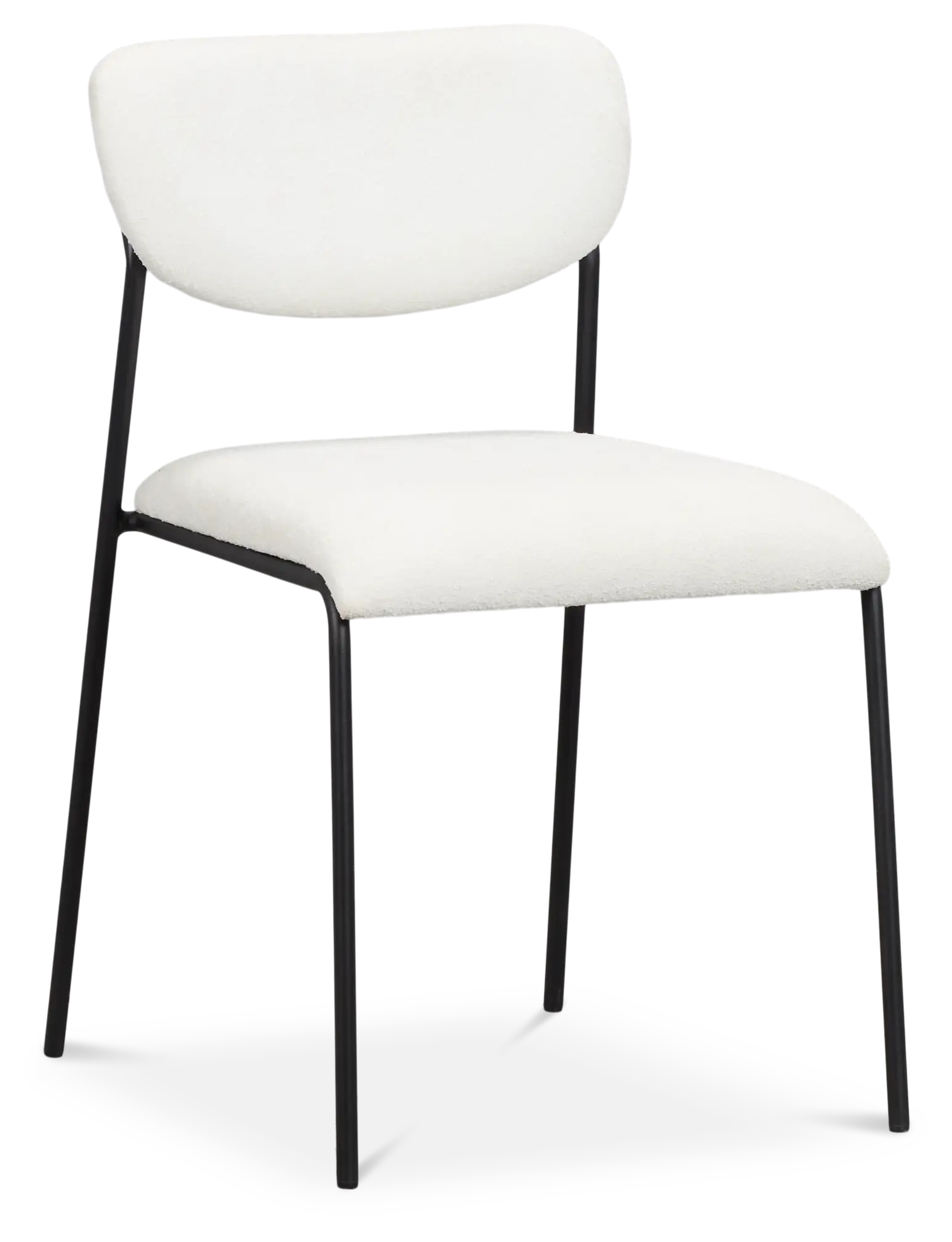 Lynden White Metal Upholstered Side Chair Lynden White Metal Upholstered Side Chair