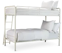 Rory White Metal Bunk Bed