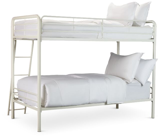 Rory White Metal Bunk Bed