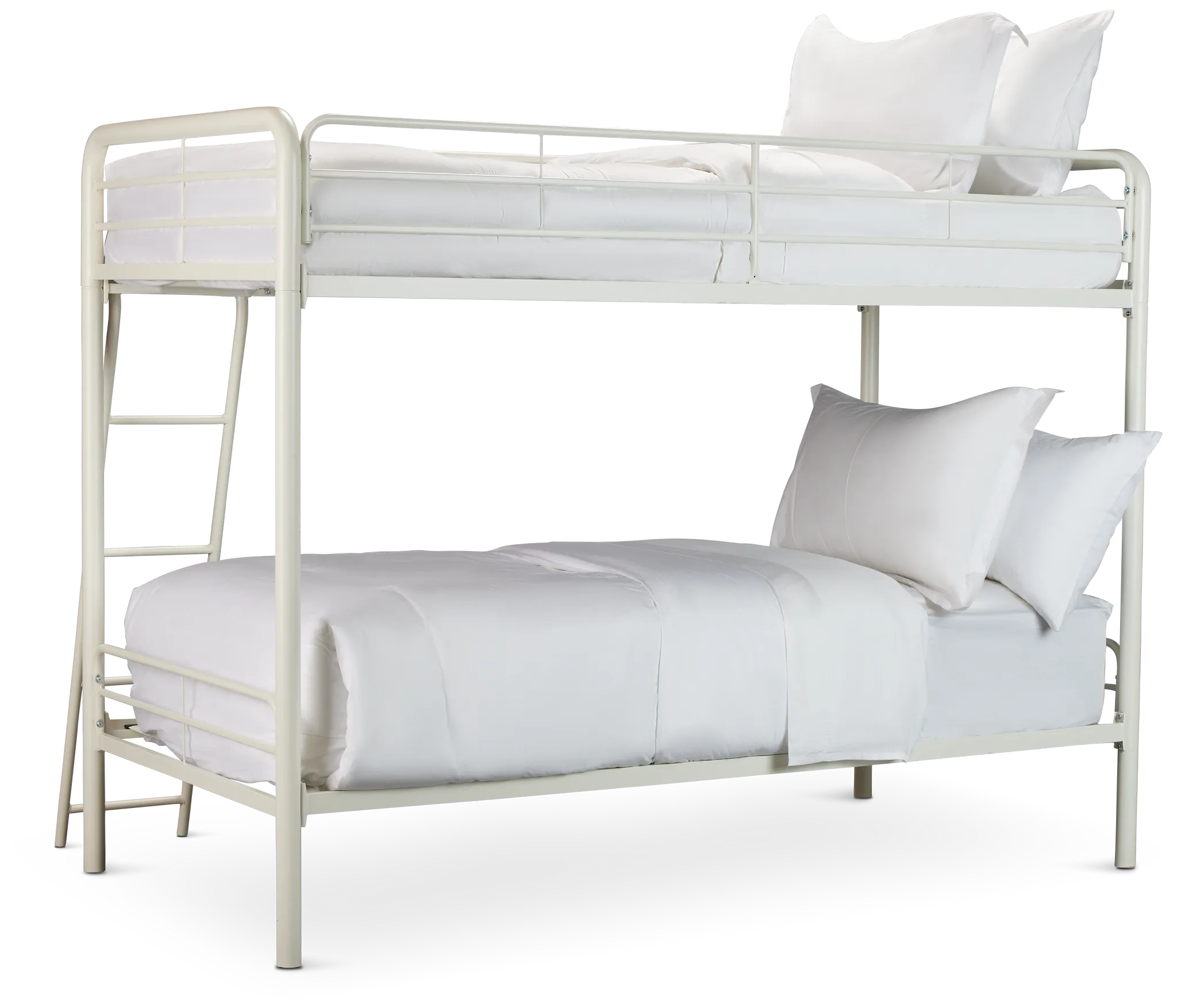 Rory White Metal Bunk Bed
