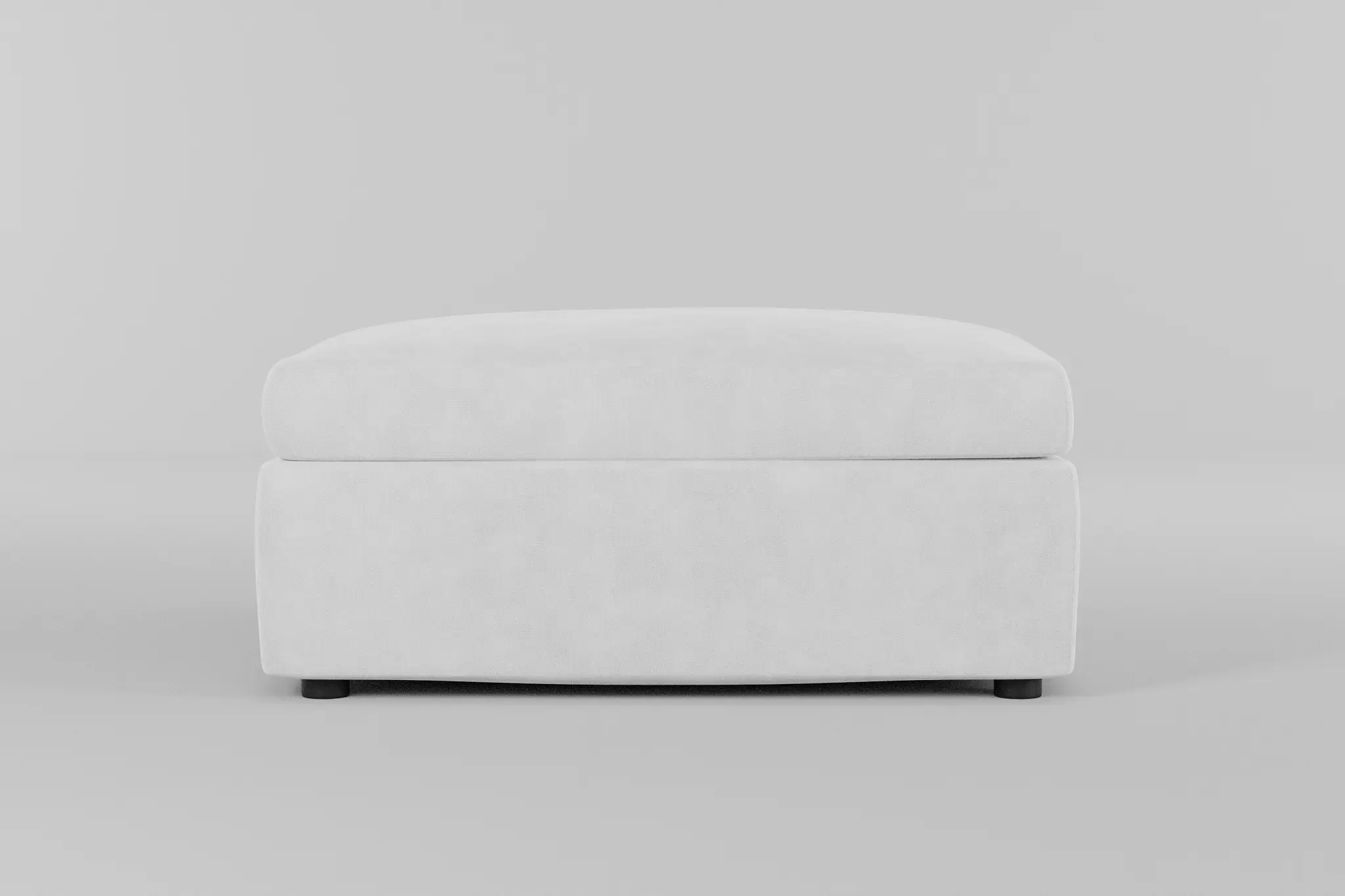 Destin Peyton White Fabric Cocktail Ottoman Destin Peyton White Fabric Cocktail Ottoman