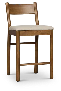 Rochester Mid Tone 24" Upholstered Barstool