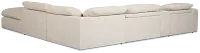 Drift Light Beige Fabric Large Dual Power Right Bumper Sectional
