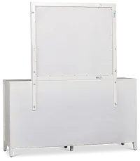 Nantucket White Dresser & Mirror