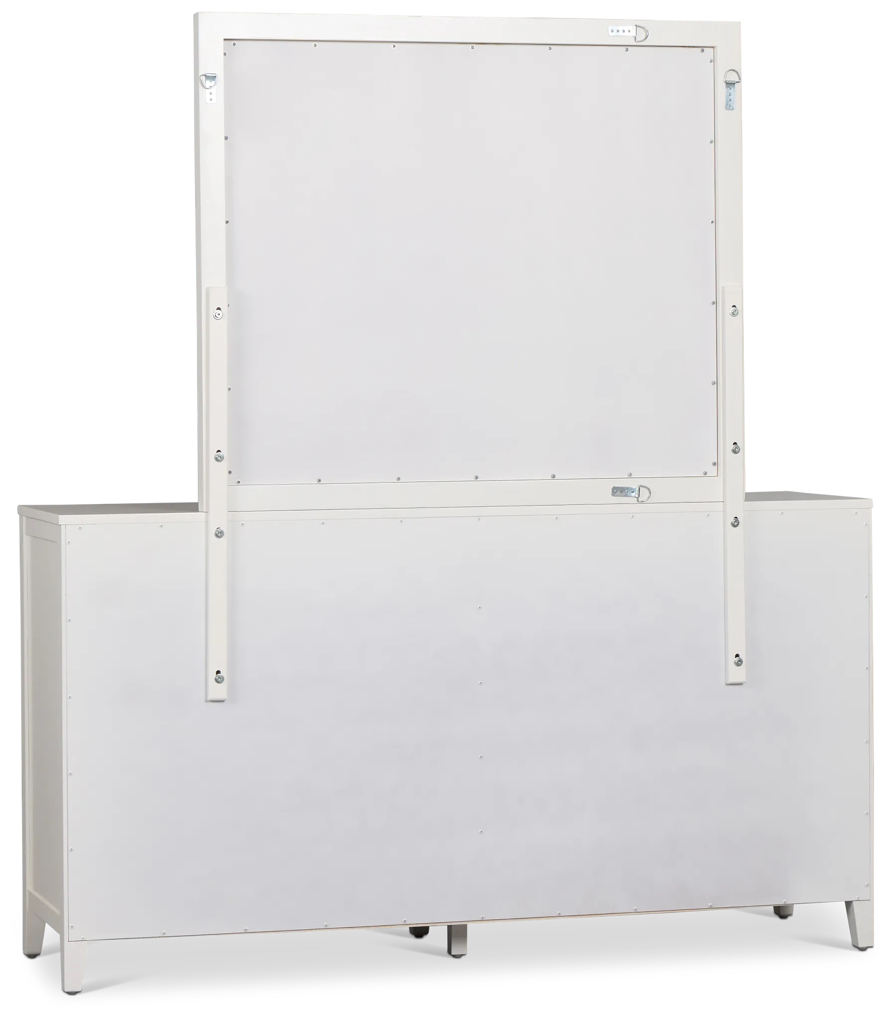 Nantucket White Dresser & Mirror