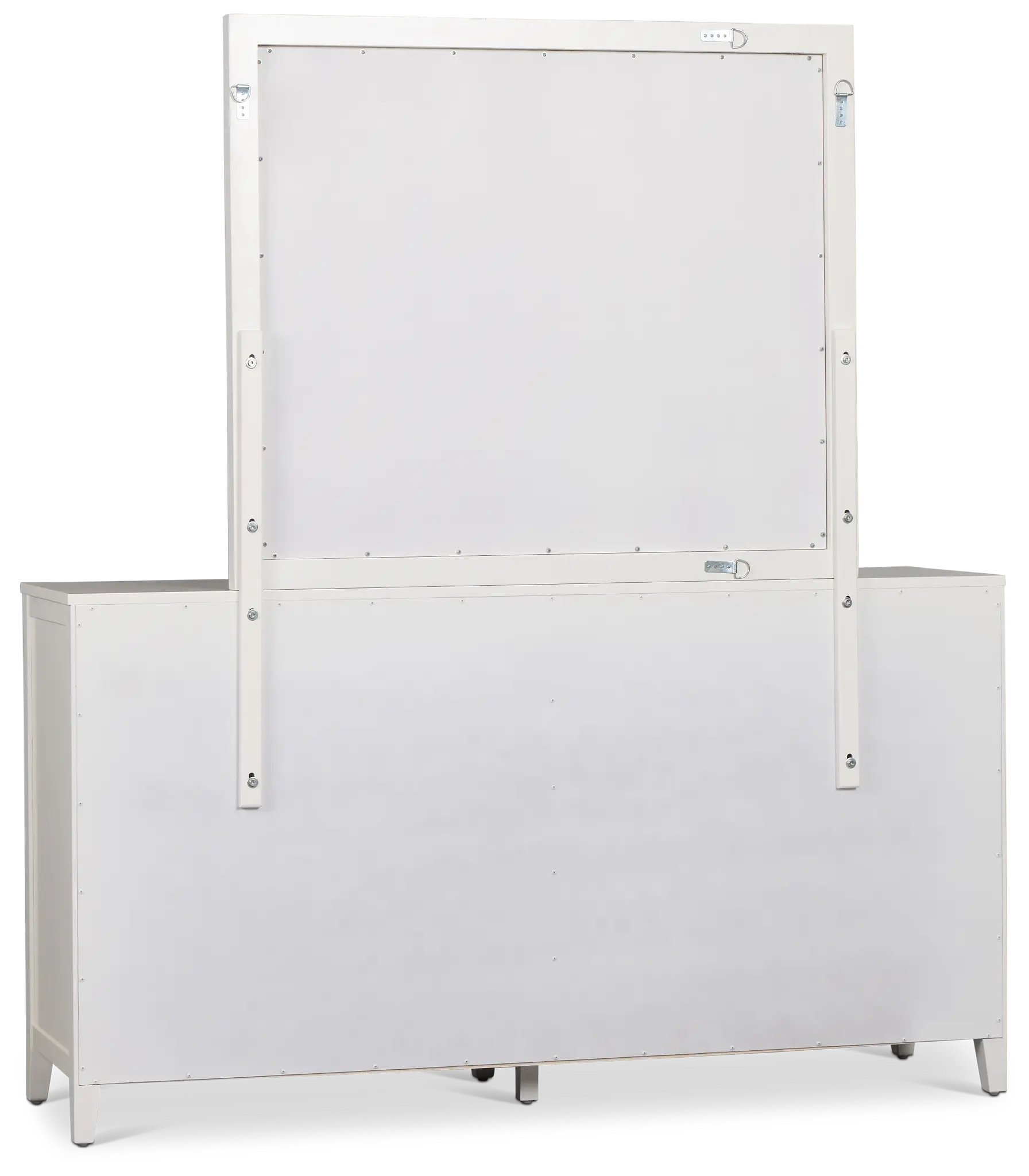 Nantucket White Dresser & Mirror Nantucket White Dresser & Mirror