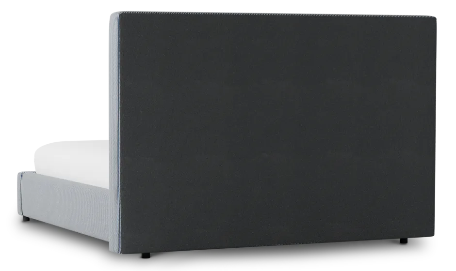 Grayton Lucy Navy 54" Upholstered Platform Bed