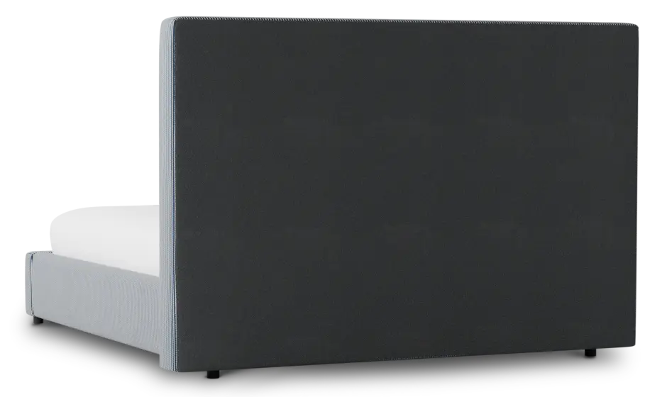 Grayton Lucy Navy 54" Upholstered Platform Bed Grayton Lucy Navy 54" Upholstered Platform Bed