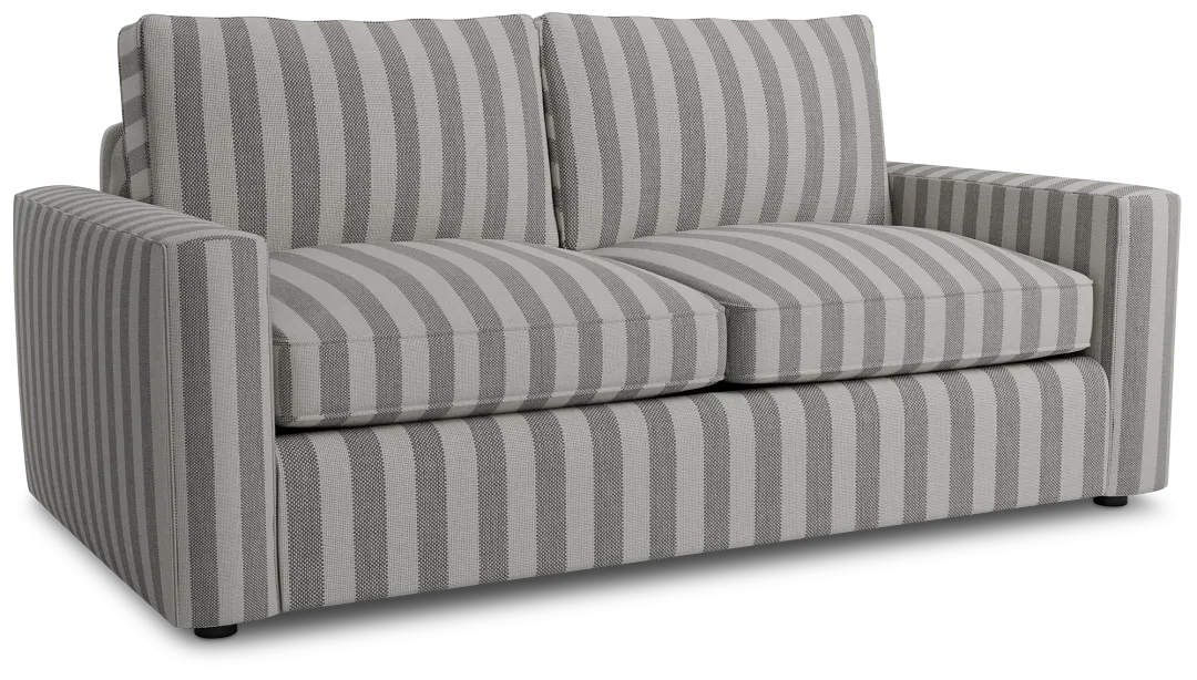Siesta Sea Lane Dark Gray Fabric Sofa
