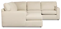 Rhodes Beige Fabric Medium Left Chaise Sectional